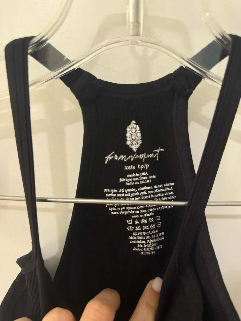 FP Movement Happiness Runs Ribbed Cropped Tank Top